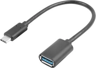 USB-C-adapter (han) til USB-A (hun) USB 3.1, 15 cm