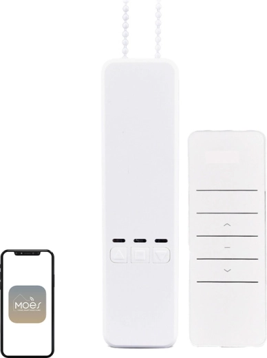 Moes smart motor til rullegardiner med Wi‑Fi