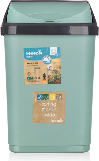 Støtter affaldssortering