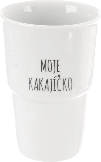 Porcelænskrus uden hank Mit kakao 350 ml