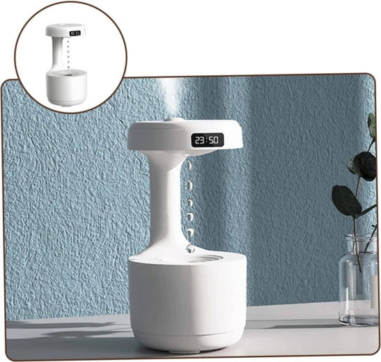 Imponerende antigravitations-effekt af dråber