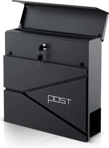 Sikker opbevaring af post med lås og 2 nøgler