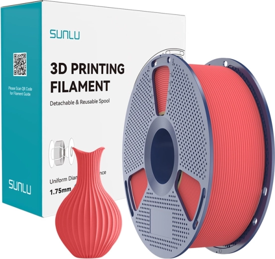 Filament Sunlu PLA Classic kirsebærrød