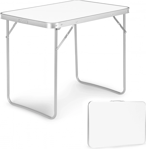Sammenklappeligt campingbord til vandreture 80x60 cm