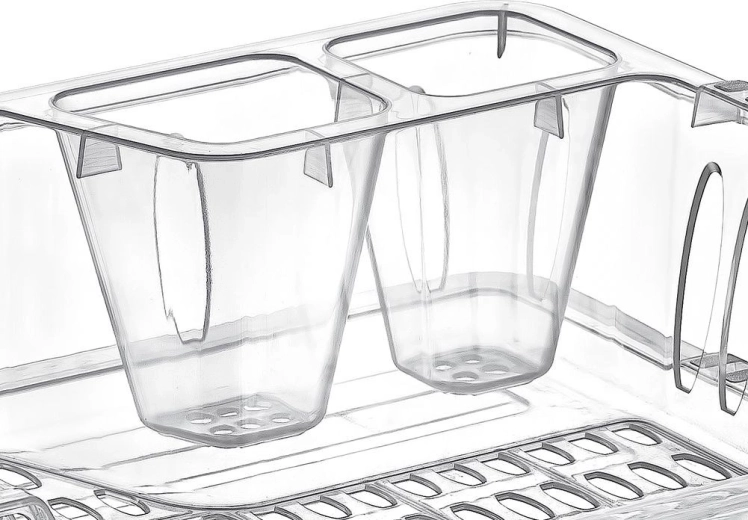 Aftagelig bakke og hurtig afvanding