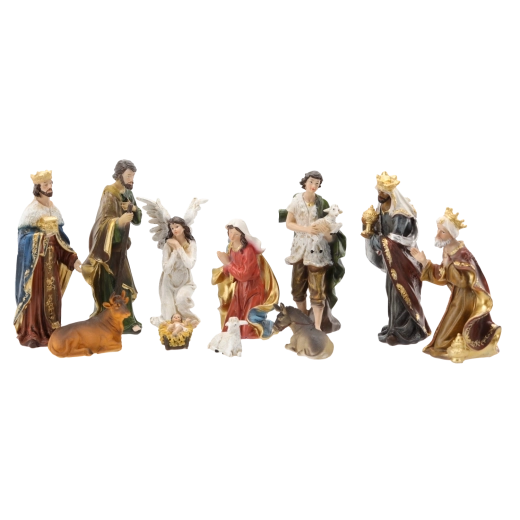 11 figurer til en komplet krybbescene