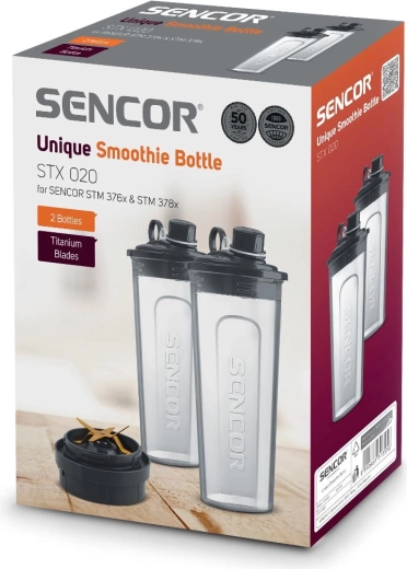 Ekstra smoothieflasker Sencor STX 020, 2 stk.