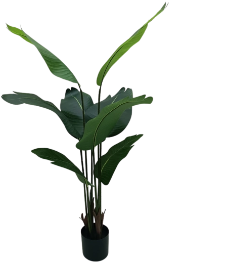 Kunstig bananplante i potte 120 cm
