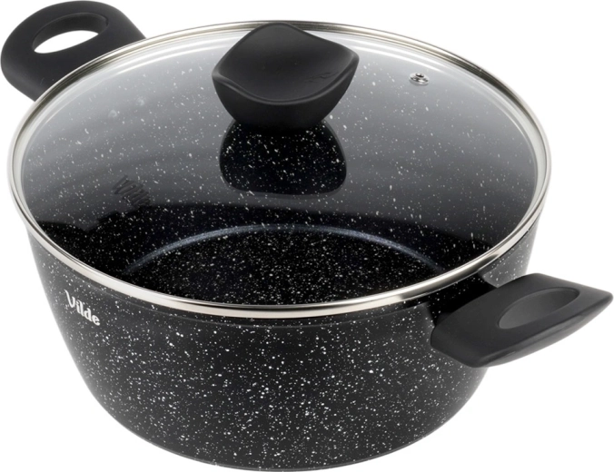 Glaslåg med dampventil