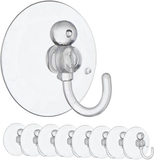 Sæt med sugekroge 3,5 cm – 8 stk.