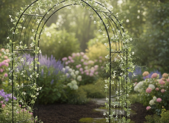 Ideel støtte til roser og andre klatreplanter