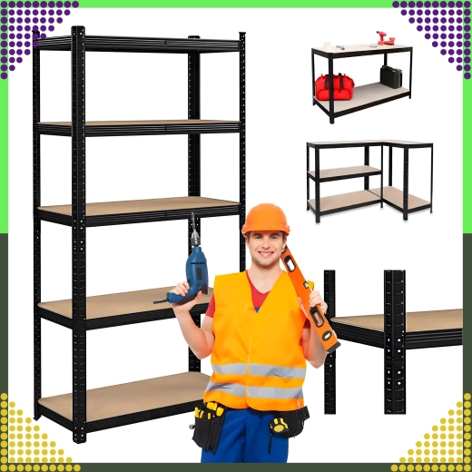 Fleksibel montering og justerbare hylder