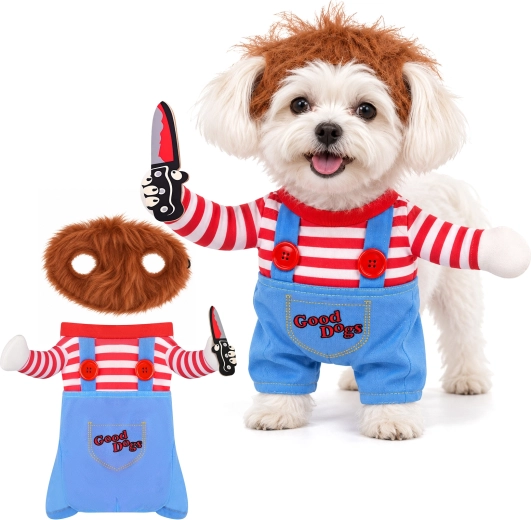 Halloweenskostume til hunden Purlov størrelse S
