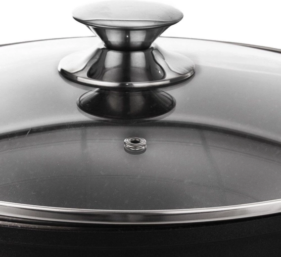 Glaslåg med dampventil