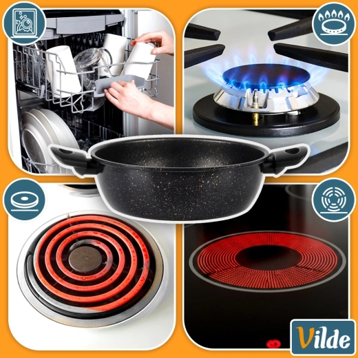 Kompatibel med flere typer komfurer