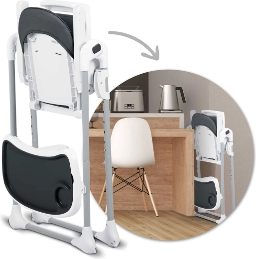 Sammenklappeligt design og hjul for nem flytning