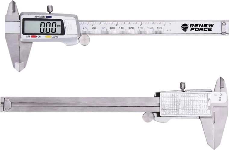 Overskueligt LCD-display og enheder i mm/tommer