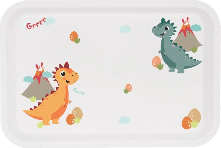 Børneplastbakke Toya DINO 30,5 × 21 cm