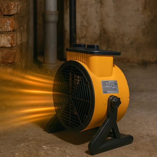 Transportabel og retningsbestemt opvarmning