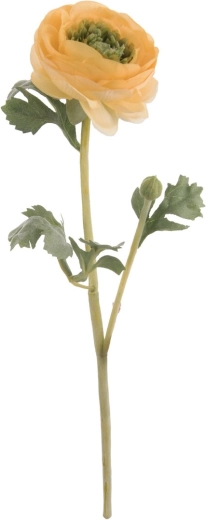 Kunstig ranunkel gul 37 cm