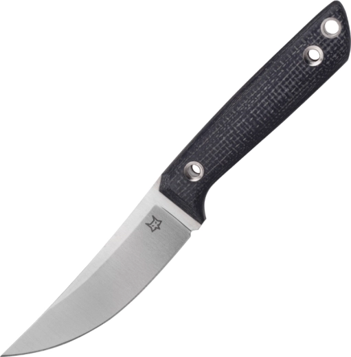 Fox Knives Perser outdoor-kniv 9 cm, sort micarta, læderskede