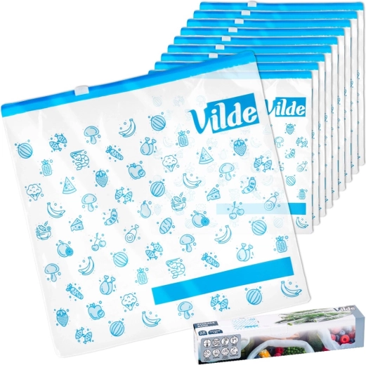 Vilde genlukkelige madposer 27 × 26 cm 10 stk.