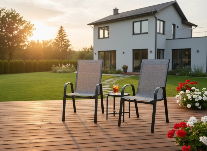 Ideelt sæt til afslapning på terrassen