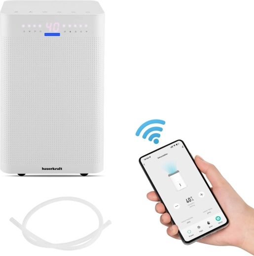 Bauerkraft-affugter 12 l/24 t med Wi‑Fi