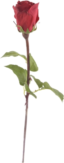 Kunstig bordeauxrose 51 cm