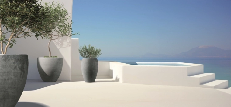 Velegnet til terrasse og indendørs