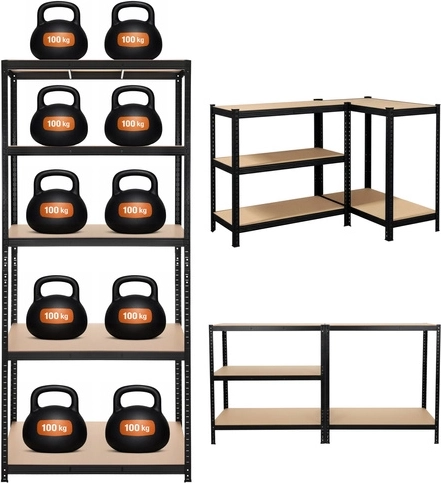 Bæreevne op til 200 kg pr. hylde