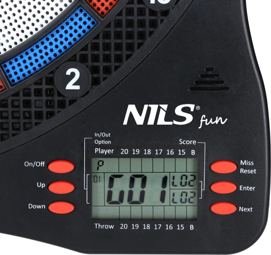 Automatisk score og overskueligt LCD-display