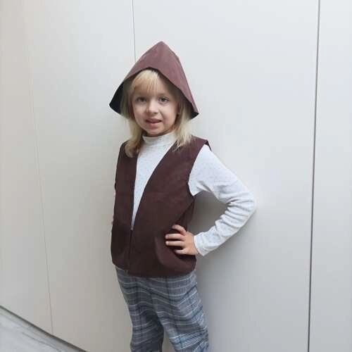 2-delt sæt: vest + hat