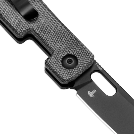 Komfortabel Micarta og dyb clip