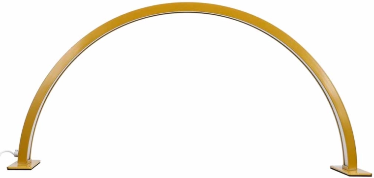 Stabil metalkonstruktion i elegant guld