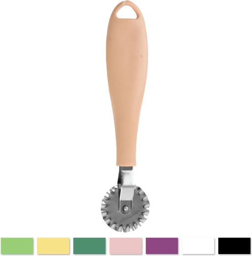 Dejskærer til dej med plasthåndtag og metalhjul 3,3 cm (mix farver)