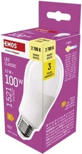 LED-pære Classic A60 E27 13 W 1521 lm varm hvid