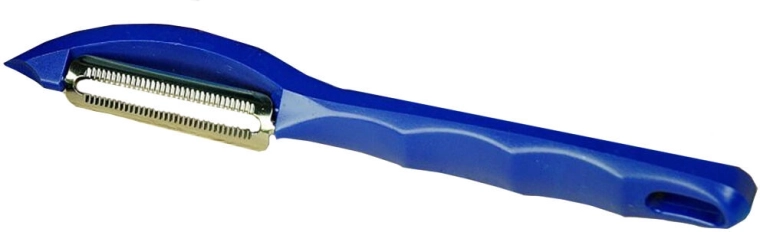 Dobbelt-sidet skræller med savtakket klinge BARRACUDA 17 cm