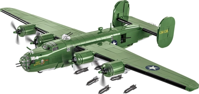 Detaljeret bombefly i målestok 1:48