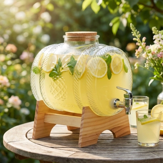 Træstativ og korklåg