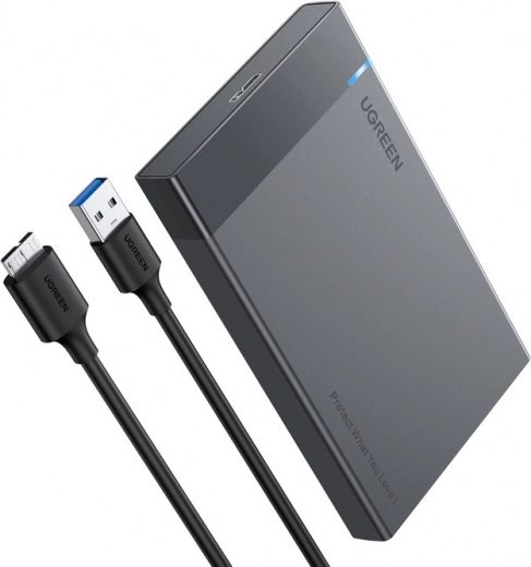 Ugreen etui til HDD/SSD disk SATA 2,5 USB 3.2 Gen 1
