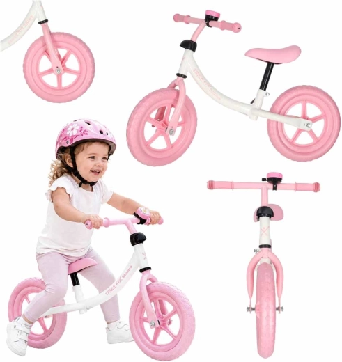 Trike Fix Balance pink løbecykel med klokke
