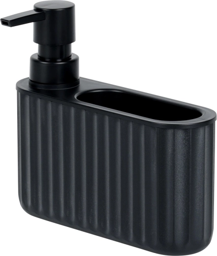 Stilfuld mat sort med riller