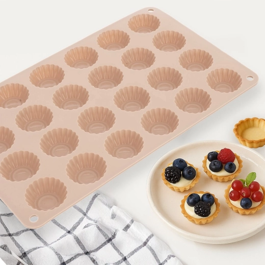 Elastisk silikone for nem udtagning af desserter