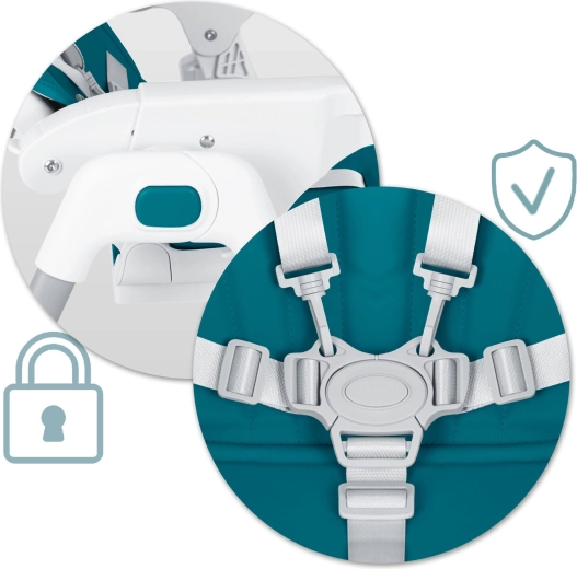 5-punkts sikring og stabil konstruktion