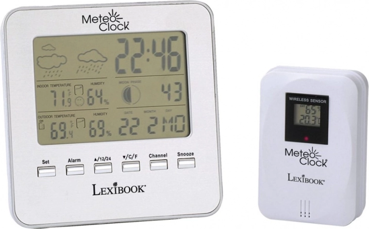 Meteorologisk station MeteoClock Silver