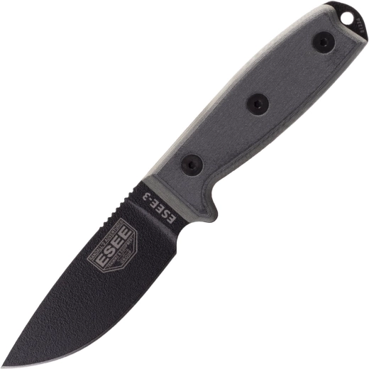 ESEE model 3 alsidig outdoor-kniv med kydex-skede i coyote