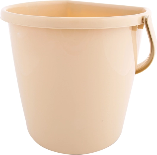 Væghængt spand 11 l beige