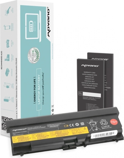 Movano-batteri til Lenovo ThinkPad L530 / T430 / T530 6600 mAh (71 Wh)