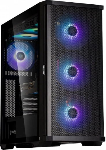 ZALMAN Z10 Plus – ATX Mid Tower kabinet med 4× 140 mm ARGB blæsere